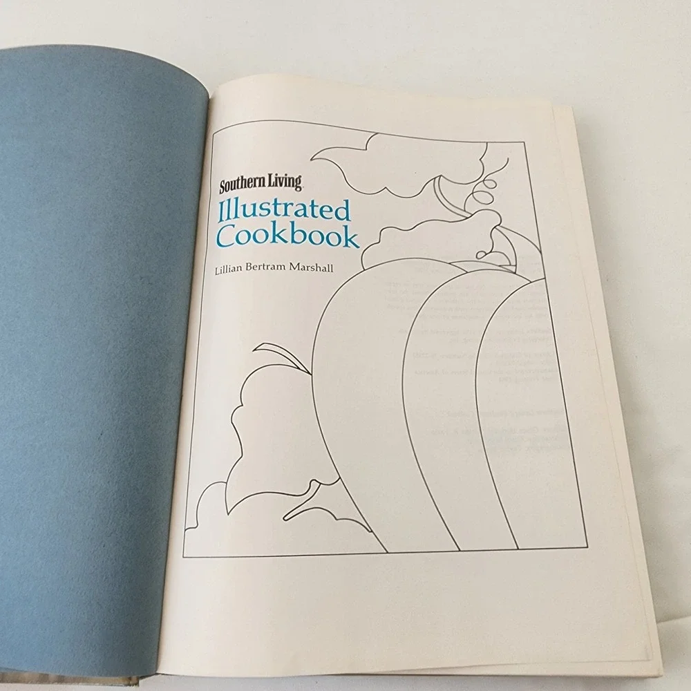 SOUTHERN LIVING ILLUSTRATED COOKBOOK MARSHALL‎ 1976 HB RECIPES